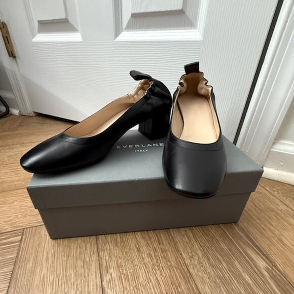 NWOT Everlane The Italian Leather Day Heel size 6 - Picture 2 of 9
